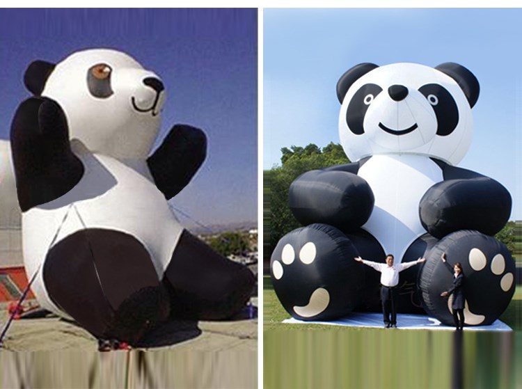 太湖充气熊猫展示